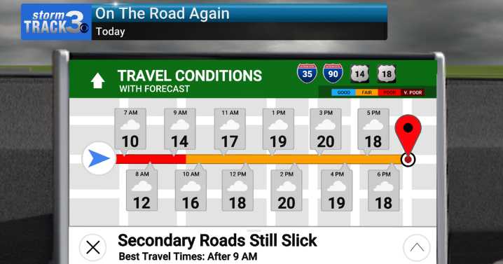 StormTrack 3: Cloudy with snow showers Monday, sub-freezing highs remain this week