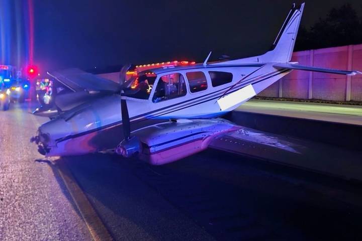 Plane Makes Emergency Landing, Crashes into Highway, 1 Person Hospitalized