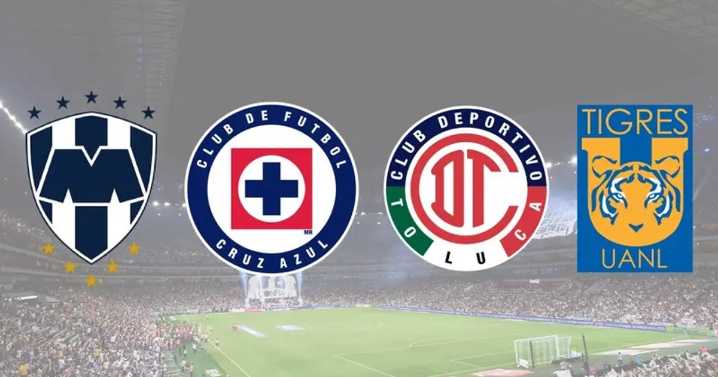Semifinales Apertura 2025 con Rayados, Toluca, Tigres y Cruz Azul