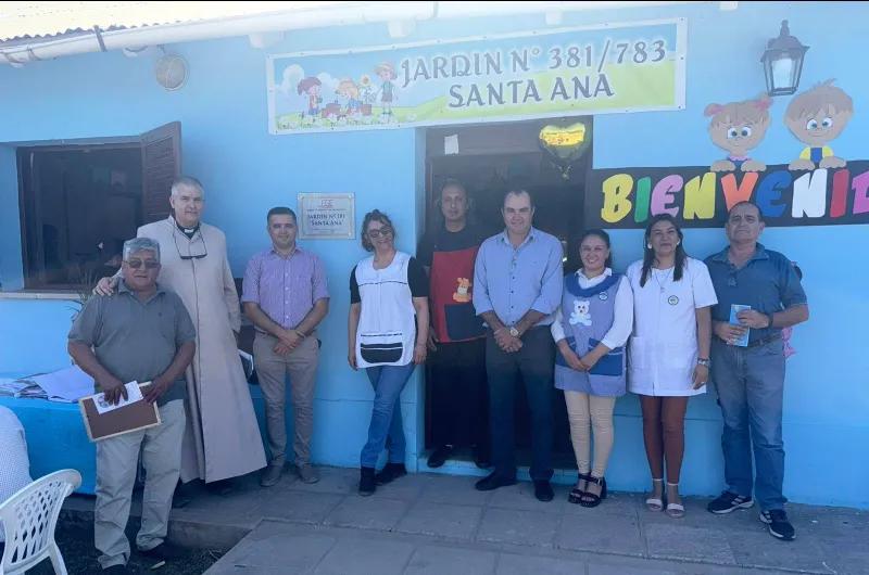 La Simona celebró la imposición de "Santa Ana" al Jardín Nº 381