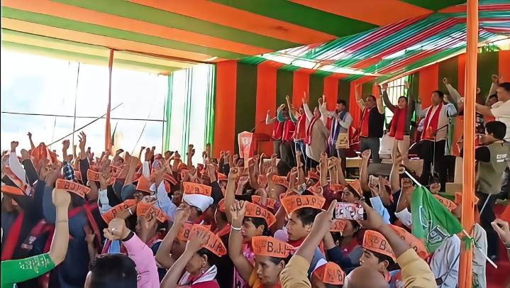 BJP's Massive Show of Strength in Karbi Anglong; Over 300 Congress Workers Join Party