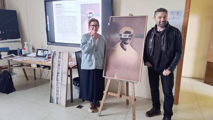 El análisis del collage digital de Carmen Santamarina despide el ciclo artístico “Mirar un cuadro” de Valdés