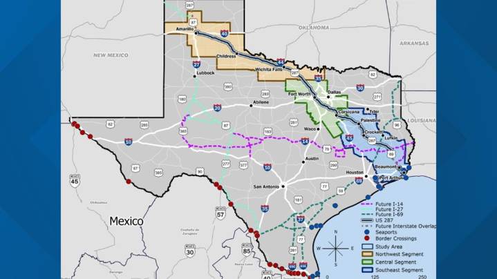 Could Texas get a new interstate? New proposal connects East Texas, Fort Worth and Amarillo