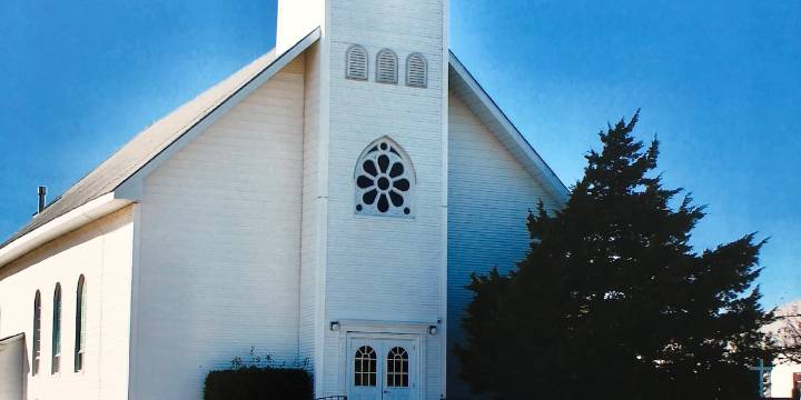 Cheney church continues four-year search for missing stained glass window