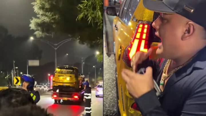 Inmovilizan extravagante vehículo de un polémico influencer en Medellín: el caso es viral