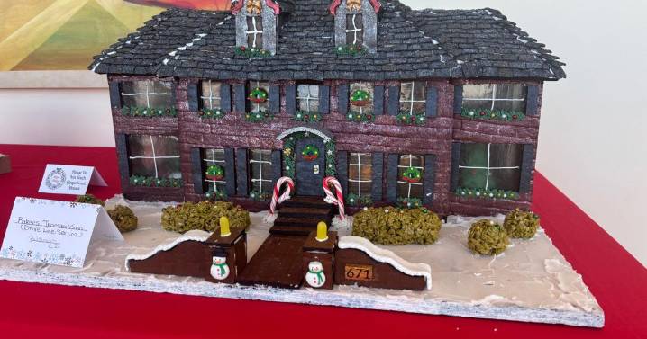 Gingerbread houses on display at Community Hospital