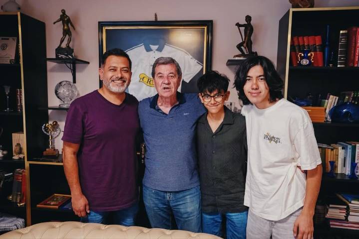 “Le dije a mis hijos que cuando sean grandes van a entender la dimensión de la foto que nos sacamos y con quién almorzamos”