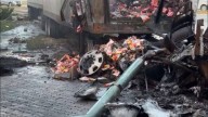 Tráiler arde en carretera; bomberos requieren 10 mil litros de agua para sofocar las llamas