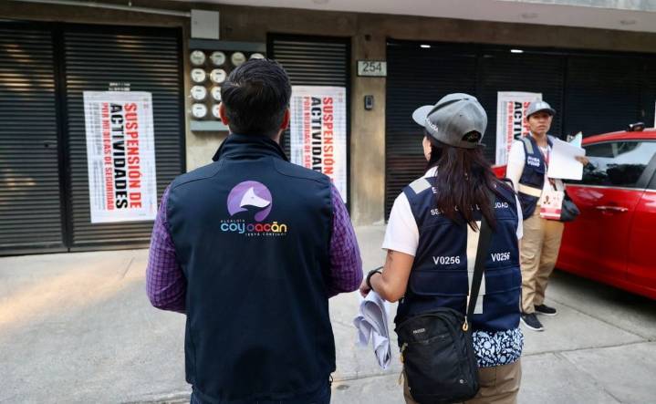 Alcaldía Coyoacán clausura 3 obras irregulares; no existía documentación que acreditara las construcciones