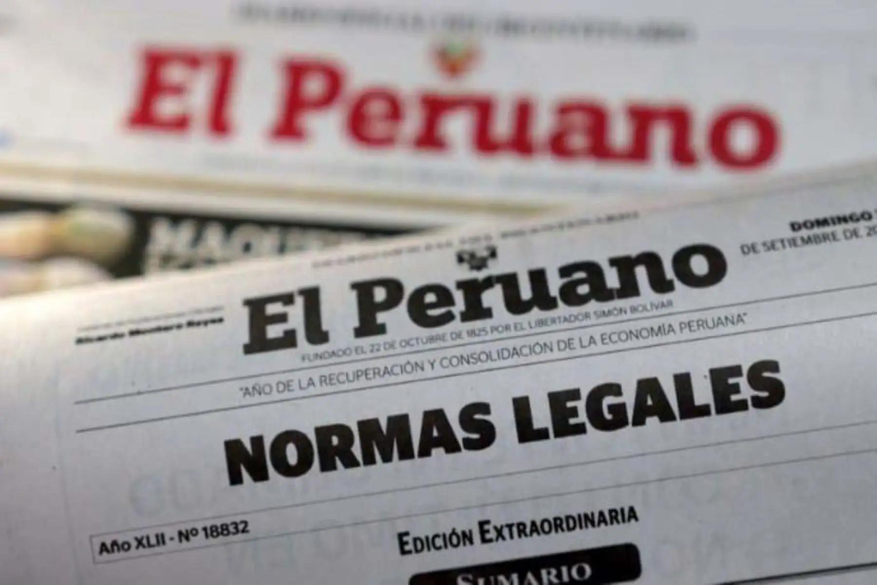 Estas son las normas legales más importantes del jueves 4 de diciembre del 2025