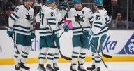 Big nights for Toffoli, Smith and Celebrini send Sharks to 6