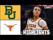 Baylor Lady Bears vs. Texas Longhorns 