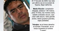 Se busca a Juan Antonio Wong Barrera de 38 años