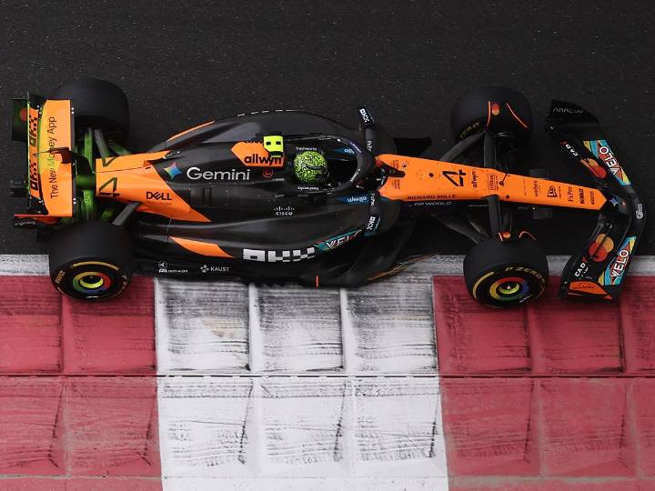 Norris supera a Verstappen en la práctica 2 de Abu Dhabi