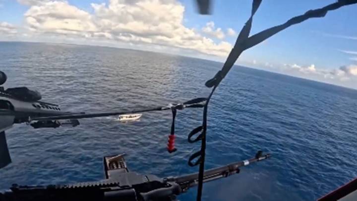 VIDEO: así fue como francotirador de EU detuvo narcolancha en el Pacífico