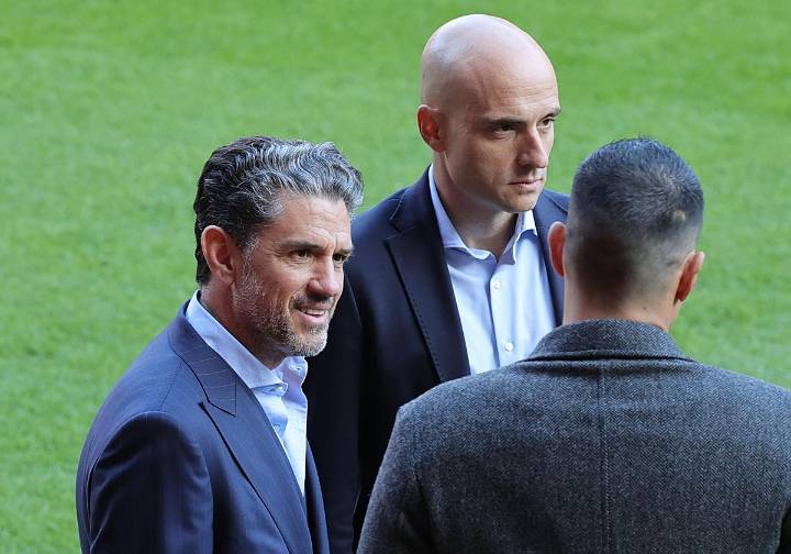 Alejandro Irarragorri, en El Molinón para ver al Sporting