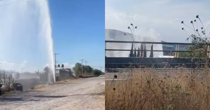 ¡Emergencia en Hidalgo! Reportan fuga de combustible en Tula; chorro supera los 20 metros de altura