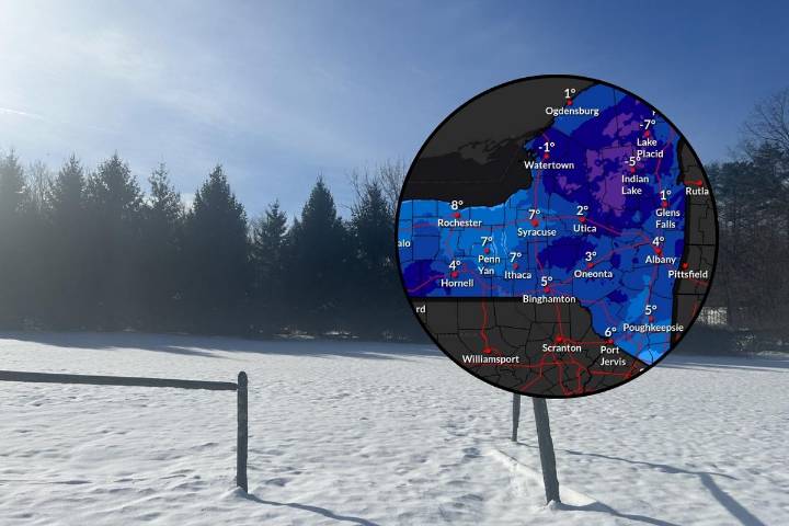 Icy Cold Arctic Blast Plus Snow Hitting Upstate New York