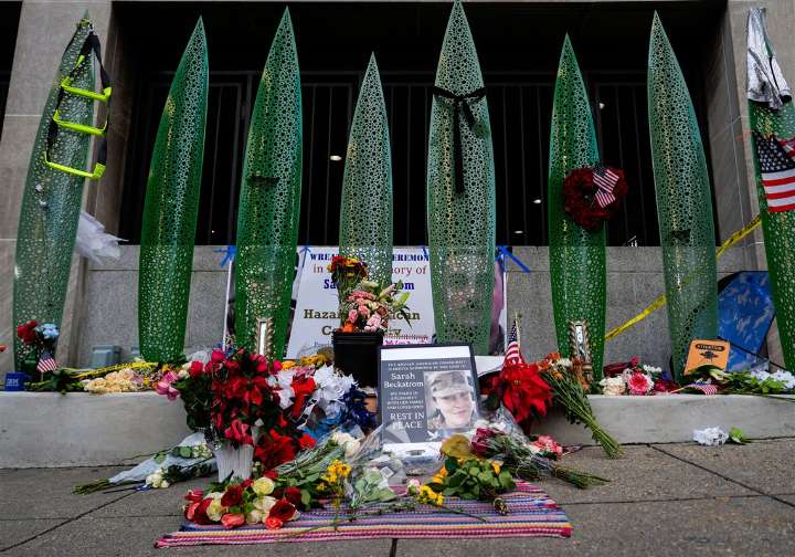 Critically wounded West Virginia National Guard member being moved to in