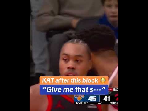 KAT to Scottie after the block 🗣️