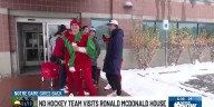 - The Notre Dame Hockey team helps the Ronald McDonald House Charities of Michiana