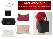 Luxury for less: Kate Spade Outlet Cyber Monday offers 70% plus 25% off