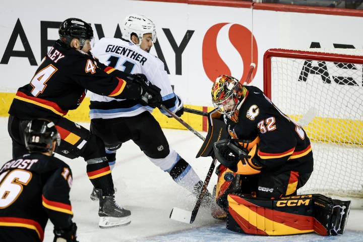 Flames improve with 2-0 win over Mammoth