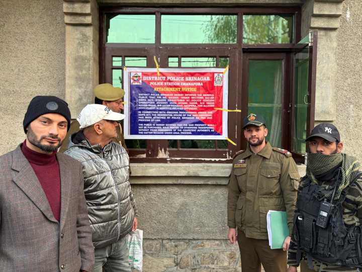 Srinagar Police Seizes ₹1 Crore Property Of Notorious Drug Peddler In Major NDPS Crackdown