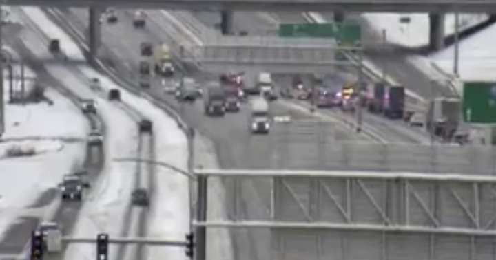 Morning commute still slow in spots a day after region's snowfall