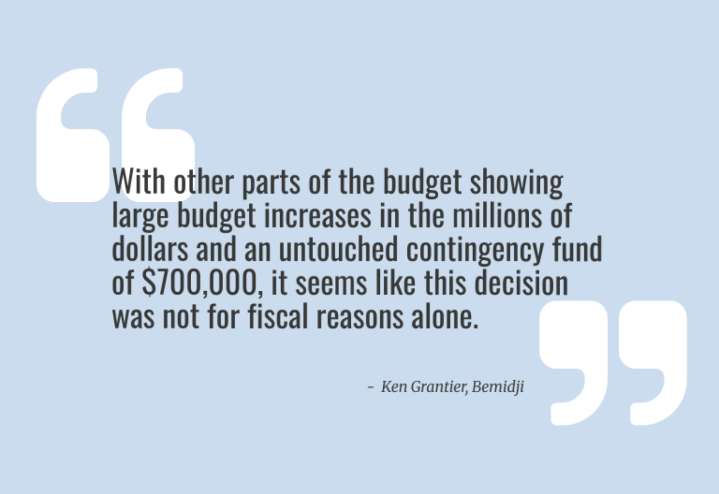 Letter to the Editor: Concerning cuts to the library and history center