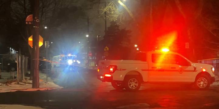 Cleveland Water Department truck falls into sinkhole and breaks gas line on Cleveland’s West Side
