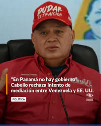 Diosdado Cabello desestima a Panamá como mediador y acusa subordinación a EE. UU.