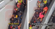 ¡Cuidado! 12 personas heridas tras caída en escaleras eléctricas en una estación de Línea de Metro