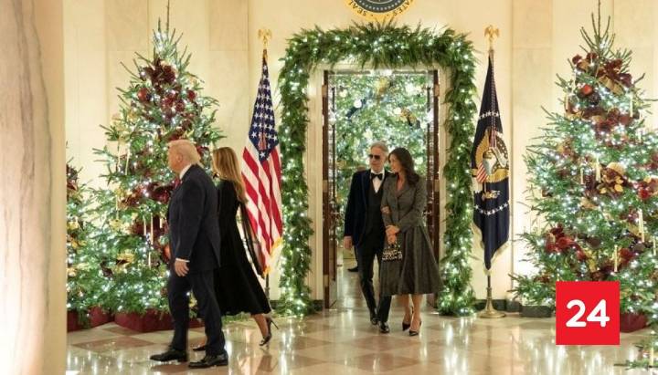 Andrea Bocelli da concierto en la Casa Blanca para Trump y sus aliados