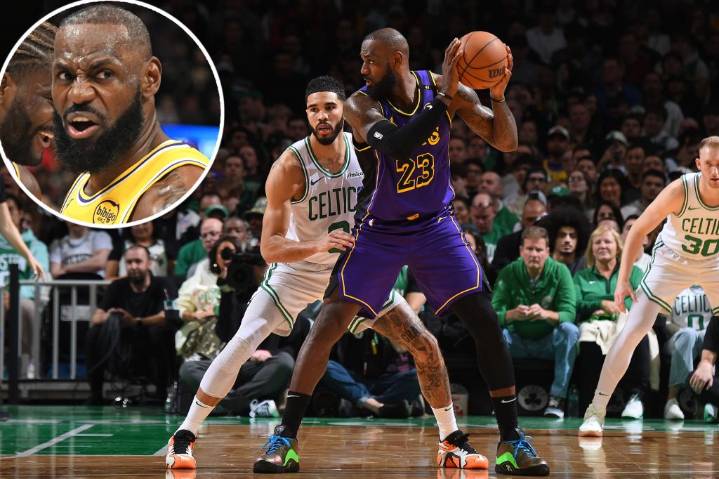 LeBron James ruled out of Lakers' game with Celtics