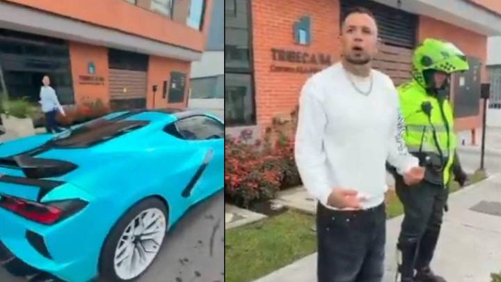 Conductor de lujoso Corvette que se burló de la Policía tiene antecedentes de hurto, tráfico de armas y está en libertad condicional