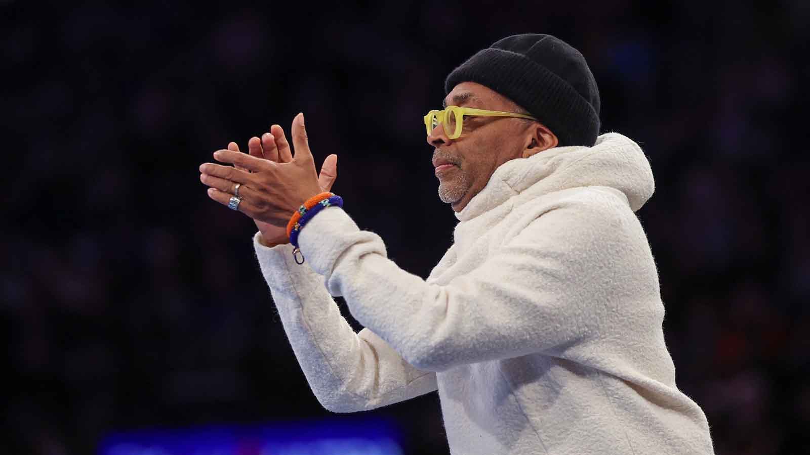 Knicks superfan Spike Lee is locked in for NBA Cup semi