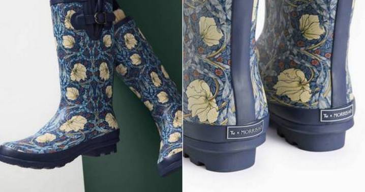 Sainsbury's is selling William Morris print wellies and you can get them for less than £2