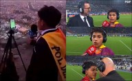 Sueño cumplido: Invitaron al niño que subió un cerro para narrar la Copa Libertadores a comentar un partido de primera división