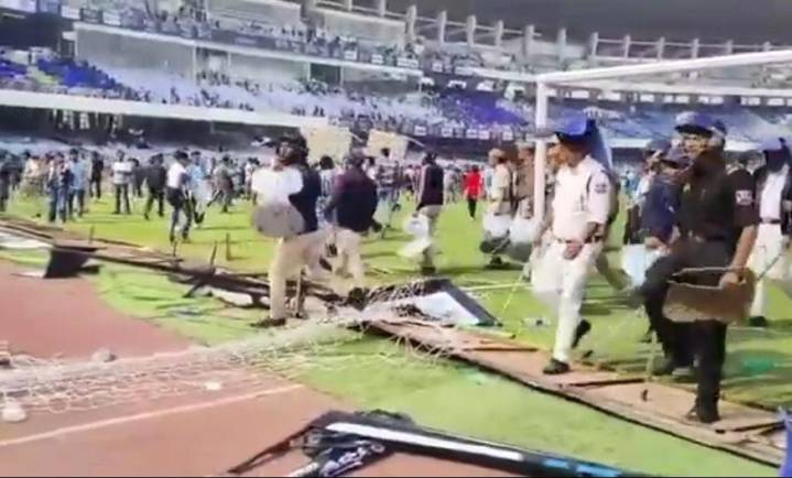 Visita fugaz de Messi en la India provoca rabia y destrozos de fanáticos