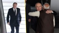 LIVE: PM Modi welcomes Russian President Putin as he lands in Delhi