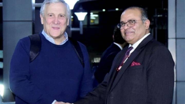 Antonio Tajani in New Delhi to boost India-Italy political, economic ties