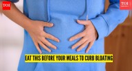 Harvard-trained nutrition expert says, "Eating this before meals will help reduce bloating", and it is...
