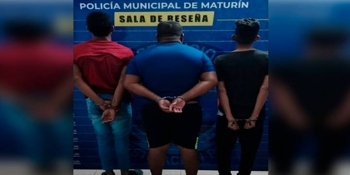 Detenidos tres sujetos en el sector 5 de julio
