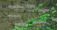 Cold front brings colder temperatures to North Texas and rain showers