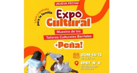 La ciudad se reúne en una Expo Cultural con un gran cierre de la Peña Raíz Folklórica