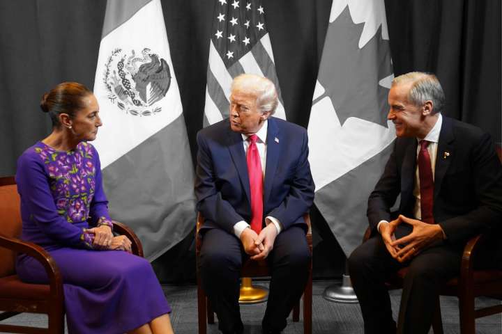 Sheinbaum afirma que el T-MEC fue tema en su reunión con Trump; designan responsables