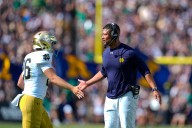 Could Marcus Freeman make jump from college to NFL? Here’s what Giants players said.