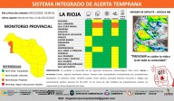 El SIAT activa alertas naranja y amarilla por fuertes tormentas y vientos