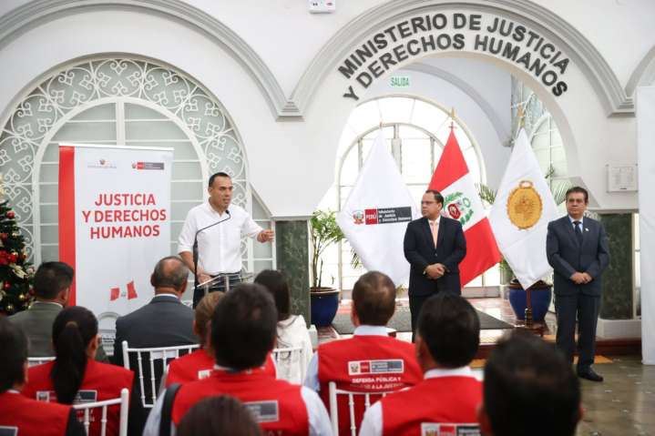 MINJUSDH y Ministerio Público firman convenio para uso de base de datos penitenciaria